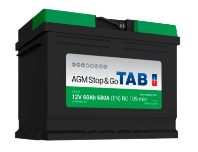 6СТ-60 TAB AGM STOP&GO L2